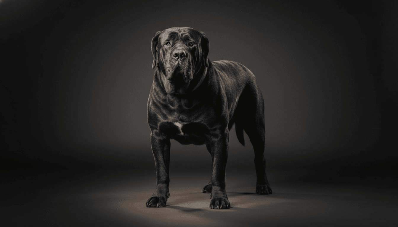 South African Black Mastiff - Majestic breed portrait
